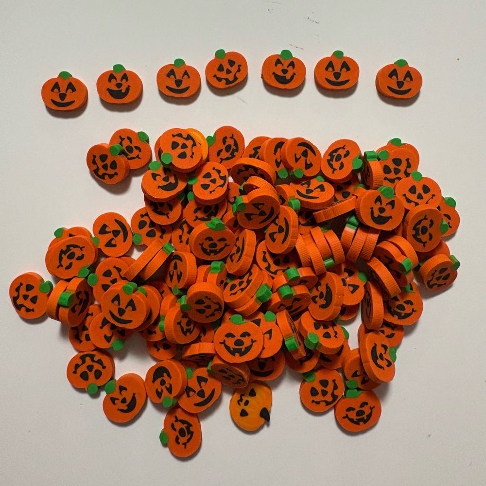Halloween Pumpkin Erasers
